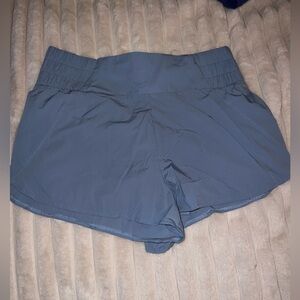 Oysho blue athletic shorts